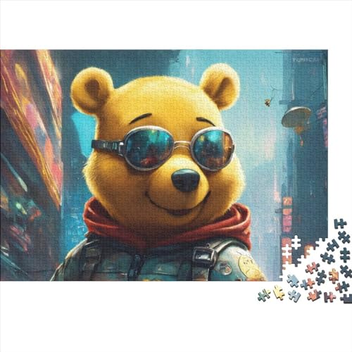 Bärs Puzzles 1000 Teile Schwer Puzzle Spielzeug Pädagogisches Spiel Impossible Tiere Herausforderung Spielzeug Für Erwachsene Kinder 1000pcs (75x50cm) von FYQTCIAN