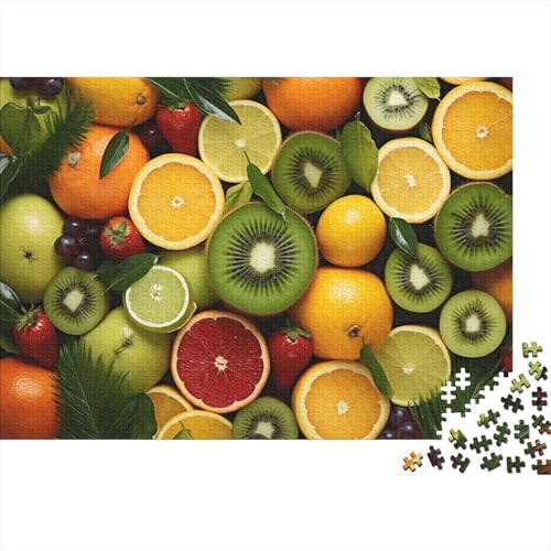 Bunte Früchte Puzzles 1000 Teile Schwer Puzzle Spielzeug Pädagogisches Spiel Impossible Herausforderungsspielzeug Für Erwachsene Kinder 1000pcs (75x50cm) von FYQTCIAN