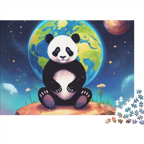 CKunstoon Panda Puzzle 1000 Teile Schwer Puzzle Spielzeug Lernspiel Impossible Niedliche Tiere Herausforderung Spielzeug Für Erwachsene Und Kinder Ab 14 Jahren 1000pcs (75x50cm) von FYQTCIAN