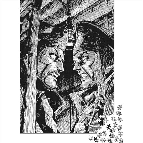 Cartoon 1000 Teile Schwieriges Holzpuzzle Art - Premium Puzzle Für Erwachsene, Familientaugliches Geschicklichkeitsspiel, Kreative Wanddekoration Geschenk 1000pcs (75x50cm) von FYQTCIAN