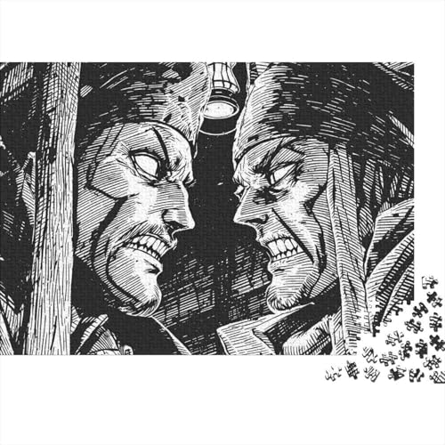 Cartoon 1000 Teile Schwieriges Holzpuzzle Art - Premium Puzzle Für Erwachsene, Familientaugliches Geschicklichkeitsspiel, Kreative Wanddekoration Geschenk 1000pcs (75x50cm) von FYQTCIAN