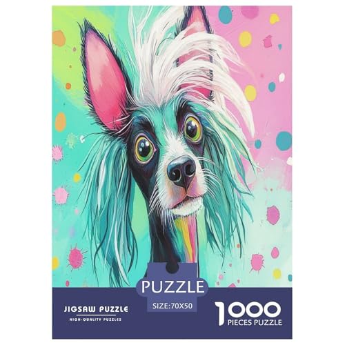 Chinesische Crested Puzzle 1000 Teile Schwer Puzzle Spielzeug Lernspiel Impossible Herausforderung Spielzeug Für Erwachsene Und Kinder Ab 14 Jahren 70x50cm/1000pcs von FYQTCIAN