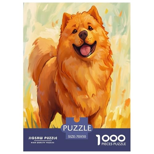 Chow Puzzles 1000-teilige Schwer Puzzle Spielzeug Lernspiel Impossible Herausforderungsspielzeug Für Erwachsene Und Kinder in Bewährter 70x50cm/1000pcs von FYQTCIAN