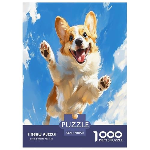 Corgi Puzzles 1000 Teile Schwer Puzzle Spielzeug Lernspiel Impossible Herausforderungsspielzeug Für Erwachsene Kinder 70x50cm/1000pcs Corgi Puzzles 1000 Teile Schwer Puzzle Spielzeug Lernspiel Impossible Herausforderungsspielzeug Für Erwachsene Kinder 70x50cm/1000pcs von FYQTCIAN