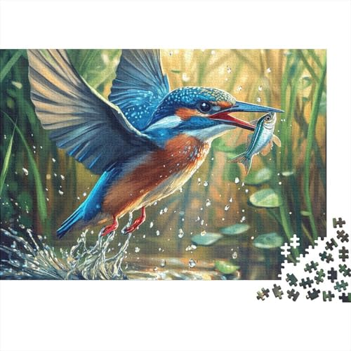 Eisvogel Puzzle 1000 Teile Schwer Puzzle Spielzeug Lernspiel Impossible Herausforderung Spielzeug Für Erwachsene Und Kinder Ab 14 Jahren 1000pcs (75x50cm) von FYQTCIAN