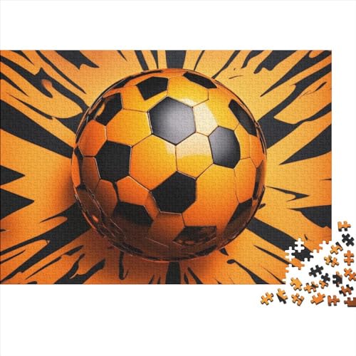 Fußball Puzzle 1000 Teile Schwer Puzzle Spielzeug Lernspiel Impossible Herausforderung Spielzeug Für Erwachsene Und Kinder Ab 12 Jahren 1000pcs (75x50cm) von FYQTCIAN