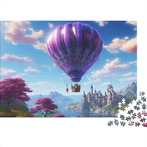 Heißluftballon Puzzle 1000 Teile Schwer Puzzle Spielzeug Lernspiel Impossible Herausforderungsspielzeug Für Erwachsene Und Kinder Ab 14 Jahren 1000pcs (75x50cm) von FYQTCIAN