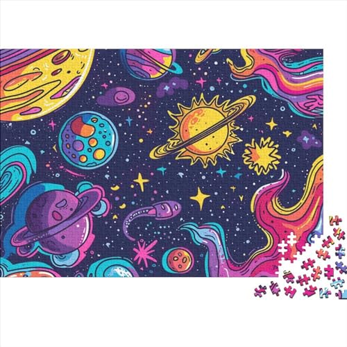 Himmelskörper Puzzles 1000 Teile Schwer Puzzle Spielzeug Pädagogisches Spiel Impossible Herausforderung Spielzeug Für Erwachsene Und Kinder Ab 14 Jahren 1000pcs (75x50cm) von FYQTCIAN