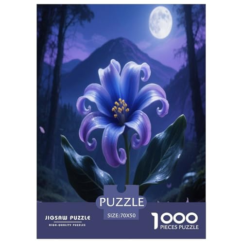 Hyazinthe Puzzles 1000 Teile Schwer Puzzle Spielzeug Lernspiel Impossible Herausforderung Spielzeug Für Erwachsene Und Kinder in Bewährter 70x50cm/1000pcs von FYQTCIAN
