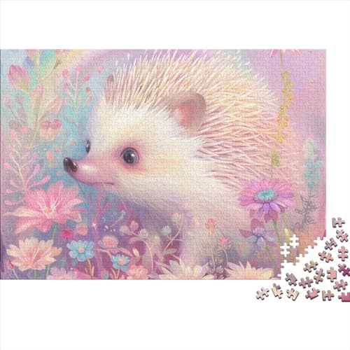 Igel Puzzles 1000 Teile Schwer Puzzle Spielzeug Lernspiel Impossible Herausforderungsspielzeug Für Erwachsene Und Kinder Ab 14 Jahren 1000pcs (75x50cm) von FYQTCIAN