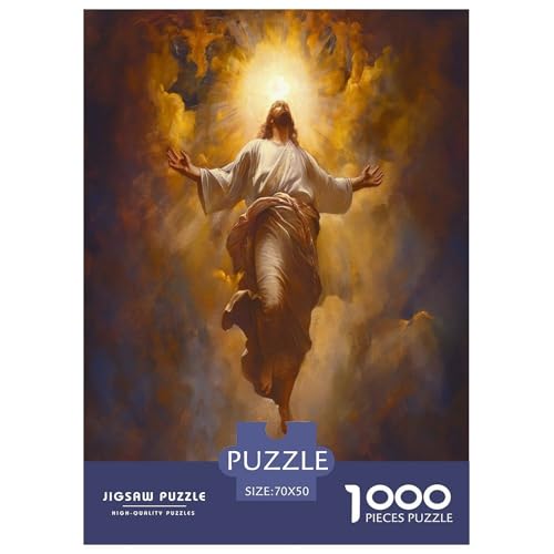 Jesus Puzzle 1000-teilige Schwer Puzzle Spielzeug Lernspiel Impossible Herausforderungsspielzeug Für Erwachsene Und Kinder Ab 12 Jahren 70x50cm/1000pcs Jesus Puzzle 1000-teilige Schwer Puzzle Spielzeug Lernspiel Impossible Herausforderungsspielzeug Für Erwachsene Und Kinder Ab 12 Jahren 70x50cm/1000pcs von FYQTCIAN