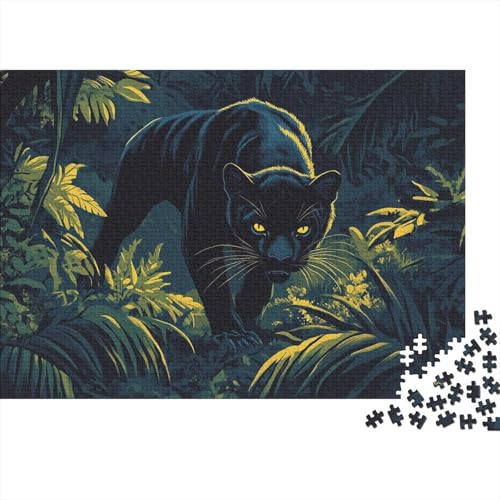 Leopard Puzzle 1000 Teile Schwer Puzzle Spielzeug Lernspiel Impossible Wildtiere Herausforderungsspielzeug Für Erwachsene Und Kinder Ab 12 Jahren 1000pcs (75x50cm) von FYQTCIAN