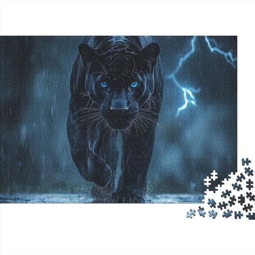 Leopard Puzzles 1000 Teile Schwer Puzzle Spielzeug Lernspiel Impossible Tier Herausforderung Spielzeug Für Erwachsene Und Kinder Ab 14 Jahren 1000pcs (75x50cm) von FYQTCIAN