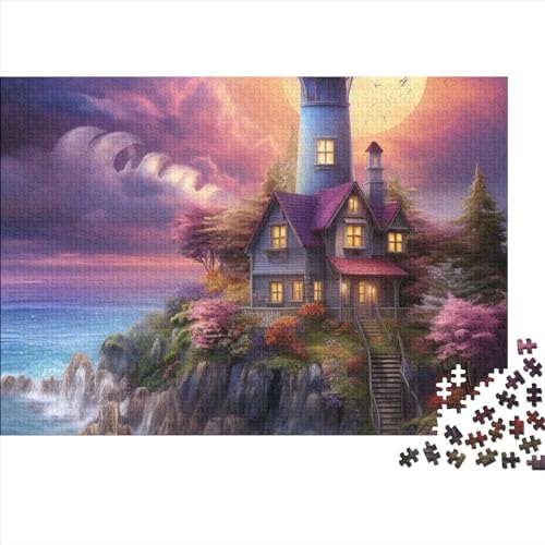 Leuchttürme an der Küste Puzzle 1000 Teile Schwer Puzzle Spielzeug Lernspiel Impossible Herausforderung Spielzeug Für Erwachsene Und Kinder Ab 14 Jahren 1000pcs (75x50cm) von FYQTCIAN