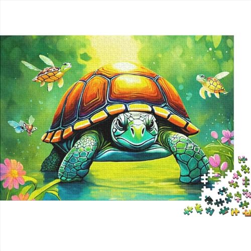 Meerestiere Puzzles 1000 Teile Schwer Puzzle Spielzeug Pädagogisches Spiel Impossible CKunstoon Herausforderung Spielzeug Für Erwachsene Kinder 1000pcs (75x50cm) von FYQTCIAN