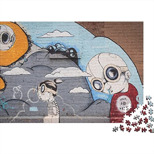 Meerjungfrau Puzzle 1000 Teile Schwer Puzzle Spielzeug Lernspiel Impossible CKunstoon Herausforderung Spielzeug Für Erwachsene Kinder 1000pcs (75x50cm) von FYQTCIAN