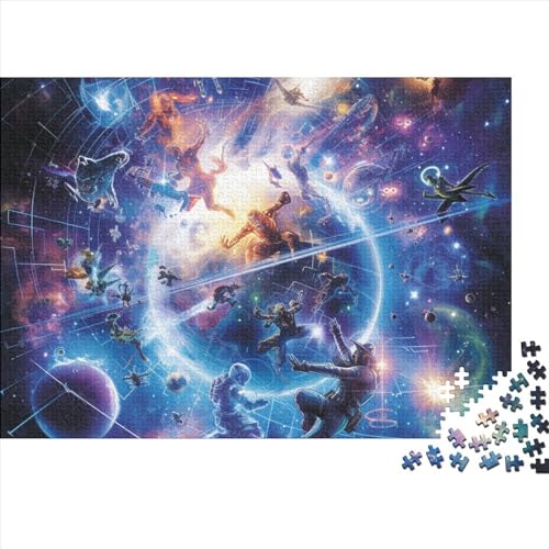 Milchstraße Puzzle 1000-teilige Schwer Puzzle Spielzeug Lernspiel Impossible Herausforderungsspielzeug Für Erwachsene Und Kinder in Bewährter 1000pcs (75x50cm) von FYQTCIAN