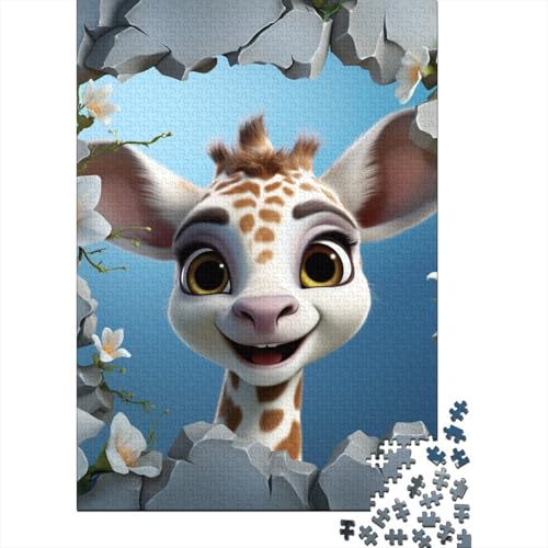 Niedlich Animals 1000 Teile Schwieriges Holzpuzzle Zeichentrickfilm-Hirsch - Premium Puzzle Für Erwachsene, Familientaugliches Geschicklichkeitsspiel, Kreative Wanddekoration Geschenk 1000pcs Niedlich Animals 1000 Teile Schwieriges Holzpuzzle Zeichentrickfilm-Hirsch - Premium Puzzle Für Erwachsene, Familientaugliches Geschicklichkeitsspiel, Kreative Wanddekoration Geschenk 1000pcs von FYQTCIAN