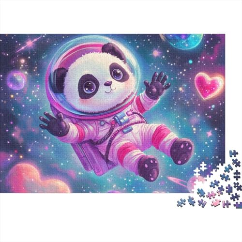 Panda Puzzles 1000 Teile Schwer Puzzle Spielzeug Lernspiel Impossible Herausforderungsspielzeug Für Erwachsene Kinder 1000pcs (75x50cm) von FYQTCIAN