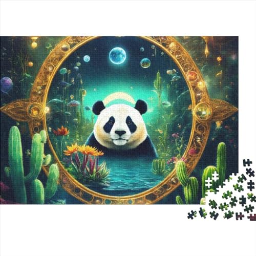 Panda Puzzles 1000 Teile Schwer Puzzle Spielzeug Pädagogisches Spiel Impossible CKunstoon Herausforderung Spielzeug Für Erwachsene Und Kinder in Bewährter 1000pcs (75x50cm) von FYQTCIAN