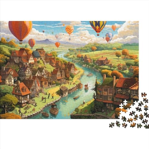 Paradies Puzzle 1000 Teile Schwer Puzzle Spielzeug Lernspiel Impossible Herausforderung Spielzeug Für Erwachsene Und Kinder in Bewährter 1000pcs (75x50cm) von FYQTCIAN