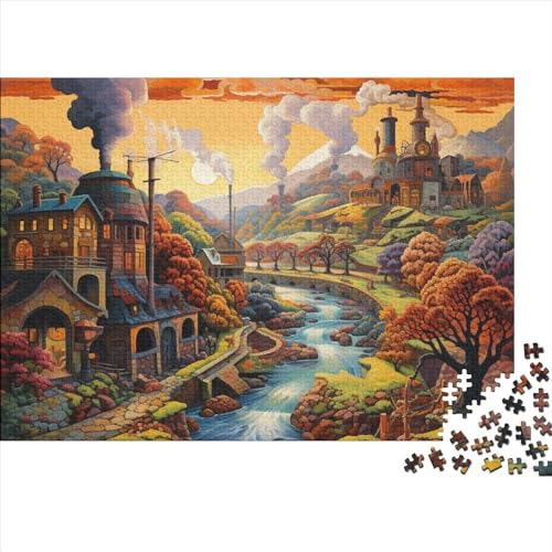 Paradies Puzzle 1000-teilige Schwer Puzzle Spielzeug Lernspiel Impossible Herausforderung Spielzeug Für Erwachsene Und Kinder Ab 14 Jahren 1000pcs (75x50cm) von FYQTCIAN