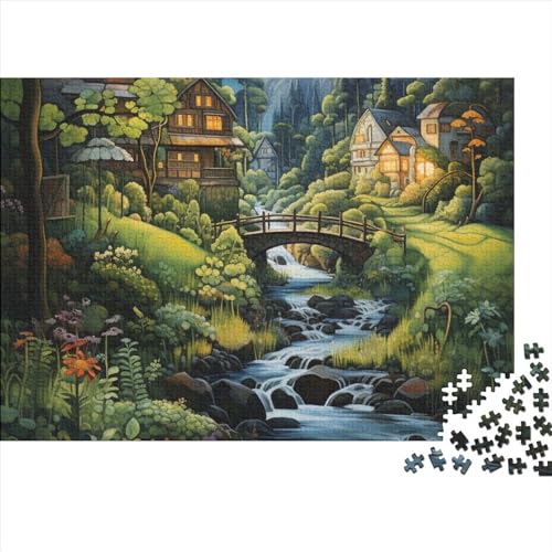 Paradies Puzzles 1000-teilige Schwer Puzzle Spielzeug Lernspiel Impossible Herausforderungsspielzeug Für Erwachsene Und Kinder in Bewährter 1000pcs (75x50cm) von FYQTCIAN