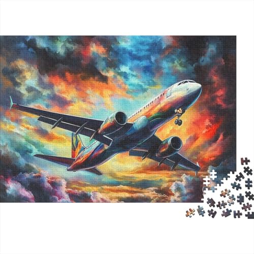 Passenger Luftfahrzeuge Puzzle 1000 Teile Schwer Puzzle Spielzeug Lernspiel Impossible Herausforderungsspielzeug Für Erwachsene Kinder 1000pcs (75x50cm) von FYQTCIAN