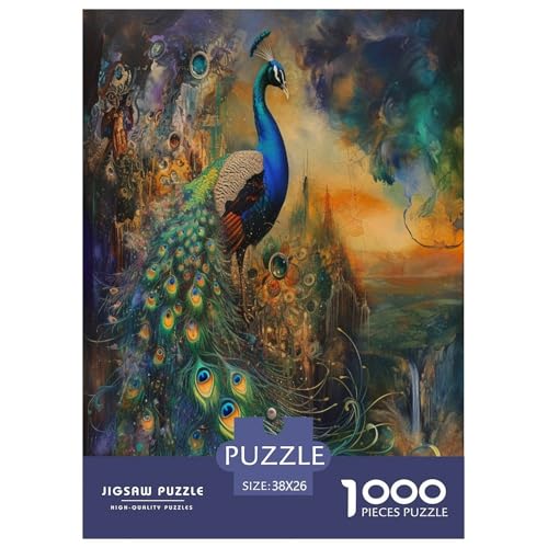 Pfauen Puzzles 1000 Teile Schwer Puzzle Spielzeug Lernspiel Impossible Herausforderungsspielzeug Für Erwachsene Und Kinder Ab 12 Jahren 38x26cm/1000pcs Pfauen Puzzles 1000 Teile Schwer Puzzle Spielzeug Lernspiel Impossible Herausforderungsspielzeug Für Erwachsene Und Kinder Ab 12 Jahren 38x26cm/1000pcs von FYQTCIAN