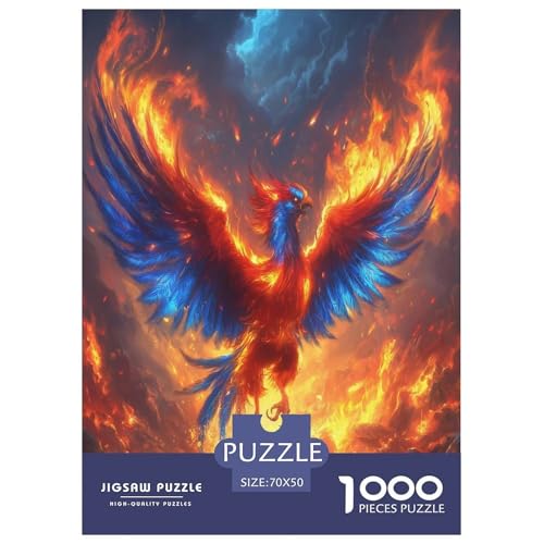 Phoenix Puzzle 1000 Teile Schwer Puzzle Spielzeug Lernspiel Impossible Herausforderungsspielzeug Für Erwachsene Und Kinder in Bewährter 70x50cm/1000pcs Phoenix Puzzle 1000 Teile Schwer Puzzle Spielzeug Lernspiel Impossible Herausforderungsspielzeug Für Erwachsene Und Kinder in Bewährter 70x50cm/1000pcs von FYQTCIAN