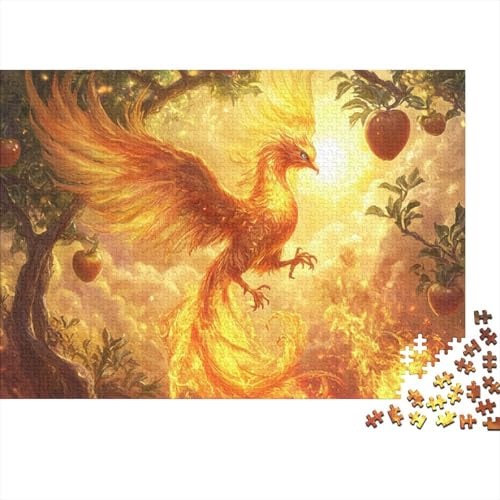 Phoenix Puzzle 1000-teilige Schwer Puzzle Spielzeug Lernspiel Impossible Herausforderungsspielzeug Für Erwachsene Und Kinder in Bewährter 1000pcs (75x50cm) von FYQTCIAN