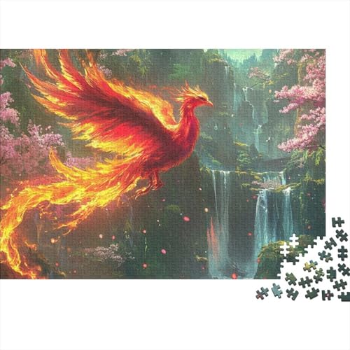 Phoenix Puzzles 1000 Teile Schwer Puzzle Spielzeug Lernspiel Impossible Wildtiere Herausforderungsspielzeug Für Erwachsene Und Kinder Ab 14 Jahren 1000pcs (75x50cm) von FYQTCIAN