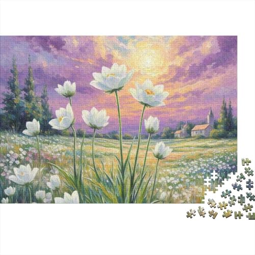 Premium Anemone 1000 Teile Puzzle Aus Holz - Herausforderndes Geschicklichkeitsspiel Für Erwachsene, Entspannende Wandkunst, Hochwertiges Geschenk 1000pcs (75x50cm) von FYQTCIAN
