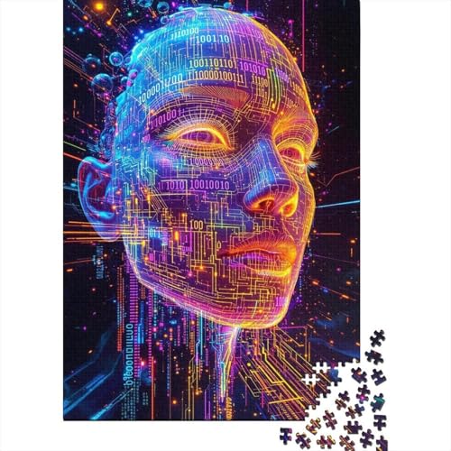 Puzzle 1000 Teile Aus Holz Für Erwachsene - Herausforderndes Premium-Spiel, Entspannende Mentale Übung,Art Elegante Home Dekoration 1000pcs (75x50cm) von FYQTCIAN