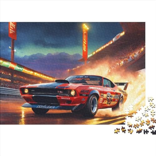 Rennwagen Puzzles 1000 Teile Schwer Puzzle Spielzeug Pädagogisches Spiel Impossible Rennwagen Herausforderung Spielzeug Für Erwachsene Und Kinder Ab 14 Jahren 1000pcs (75x50cm) von FYQTCIAN