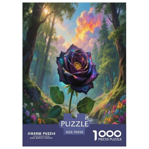 Rose Puzzle 1000 Teile Schwer Puzzle Spielzeug Lernspiel Impossible Herausforderung Spielzeug Für Erwachsene Kinder 70x50cm/1000pcs Rose Puzzle 1000 Teile Schwer Puzzle Spielzeug Lernspiel Impossible Herausforderung Spielzeug Für Erwachsene Kinder 70x50cm/1000pcs von FYQTCIAN