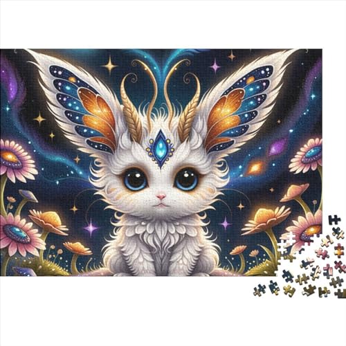 Schöne Kreaturen Puzzle 1000-teilige Schwer Puzzle Spielzeug Lernspiel Impossible Herausforderungsspielzeug Für Erwachsene Kinder 1000pcs (75x50cm) von FYQTCIAN