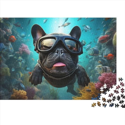 Schwimmpuppe Puzzle 1000-teilige Schwer Puzzle Spielzeug Pädagogisches Spiel Impossible Herausforderungsspielzeug Für Erwachsene Und Kinder in Bewährter 1000pcs (75x50cm) von FYQTCIAN
