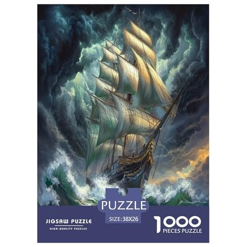 Segelboot Puzzles 1000 Teile Schwer Puzzle Spielzeug Lernspiel Impossible Herausforderung Spielzeug Für Erwachsene Kinder 38x26cm/1000pcs Segelboot Puzzles 1000 Teile Schwer Puzzle Spielzeug Lernspiel Impossible Herausforderung Spielzeug Für Erwachsene Kinder 38x26cm/1000pcs von FYQTCIAN