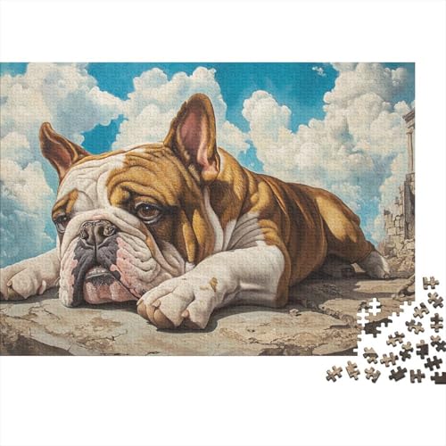 Shar Pei Puzzle 1000 Teile Schwer Puzzle Spielzeug Lernspiel Impossible Wildtiere Herausforderung Spielzeug Für Erwachsene Und Kinder in Bewährter 1000pcs (75x50cm) von FYQTCIAN