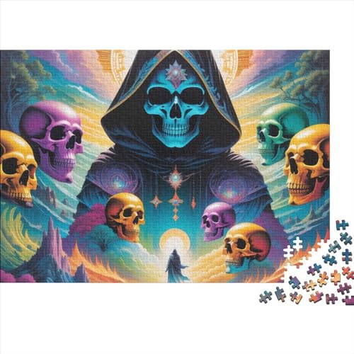 Sin Ghost Puzzle 1000-teilige Schwer Puzzle Spielzeug Lernspiel Impossible Herausforderungsspielzeug Für Erwachsene Und Kinder Ab 14 Jahren 1000pcs (75x50cm) von FYQTCIAN