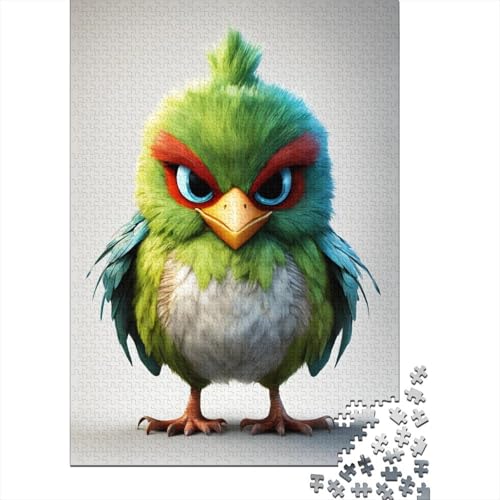 Vögel 1000-Teile Premium Holzpuzzle - Niedlich Animals Unmögliches Puzzle Für Erwachsene, Pädagogisches Familienspiel, Hochwertige Wandkunst Geschenkidee 1000pcs (75x50cm) von FYQTCIAN