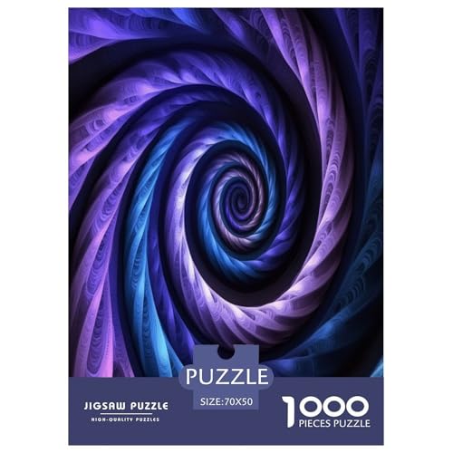Vortex Puzzle 1000-teilige Schwer Puzzle Spielzeug Lernspiel Impossible Herausforderungsspielzeug Für Erwachsene Und Kinder in Bewährter 70x50cm/1000pcs von FYQTCIAN