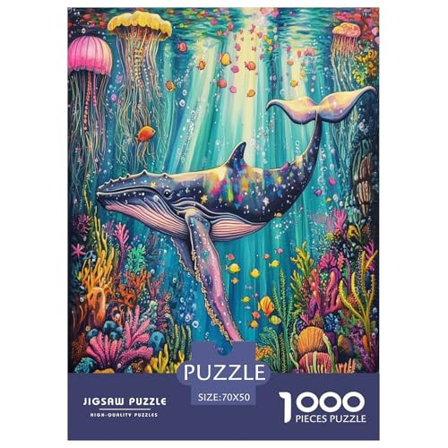 Wal Puzzles 1000 Teile Schwer Puzzle Spielzeug Lernspiel Impossible Herausforderungsspielzeug Für Erwachsene Und Kinder Ab 12 Jahren 70x50cm/1000pcs Wal Puzzles 1000 Teile Schwer Puzzle Spielzeug Lernspiel Impossible Herausforderungsspielzeug Für Erwachsene Und Kinder Ab 12 Jahren 70x50cm/1000pcs von FYQTCIAN