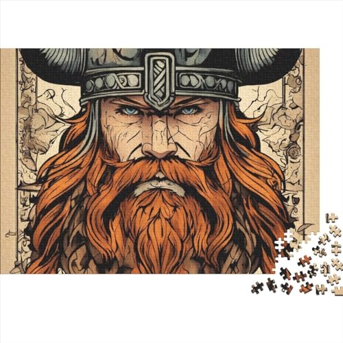 Wikingermythos Puzzle 1000 Teile Schwer Puzzle Spielzeug Lernspiel Impossible Herausforderung Spielzeug Für Erwachsene Und Kinder Ab 12 Jahren 1000pcs (75x50cm) von FYQTCIAN