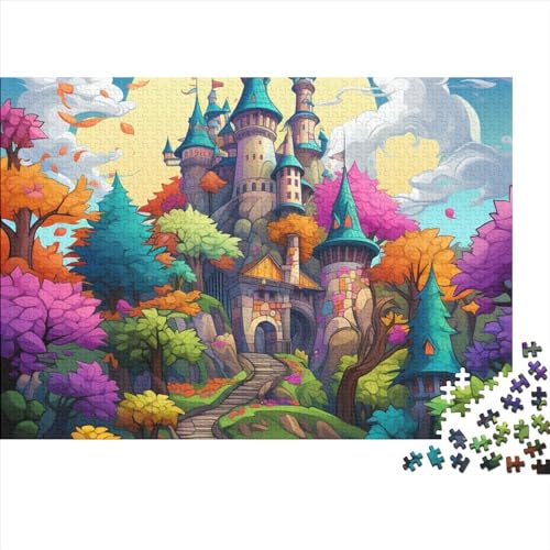 Wunderland Puzzle 1000 Teile Schwer Puzzle Spielzeug Lernspiel Impossible Herausforderung Spielzeug Für Erwachsene Und Kinder in Bewährter 1000pcs (75x50cm) von FYQTCIAN