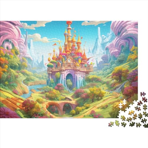 Wunderland Puzzle 1000 Teile Schwer Puzzle Spielzeug Pädagogisches Spiel Impossible Herausforderung Spielzeug Für Erwachsene Und Kinder Ab 12 Jahren 1000pcs (75x50cm) von FYQTCIAN