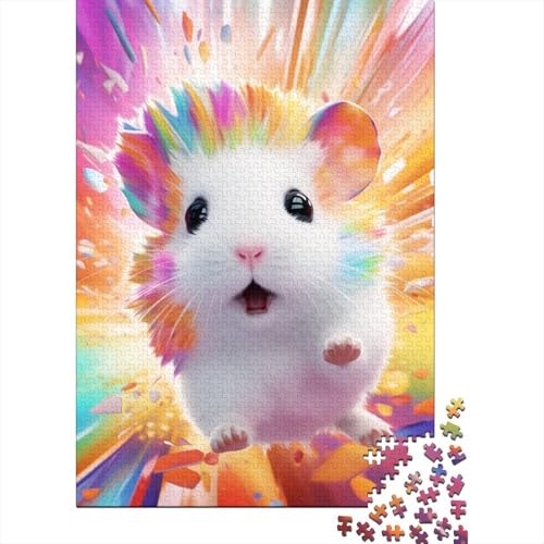 Zeichentrickfilm Hamster Holzpuzzle 1000 Teile Für Erwachsene & Jugendliche - Niedlich Animals Unmögliches Puzzle Spielzeug, Pädagogisches Geduldspiel, Premium Geburtstagsgeschenk 1000pcs (75x50cm) Zeichentrickfilm Hamster Holzpuzzle 1000 Teile Für Erwachsene & Jugendliche - Niedlich Animals Unmögliches Puzzle Spielzeug, Pädagogisches Geduldspiel, Premium Geburtstagsgeschenk 1000pcs (75x50cm) von FYQTCIAN