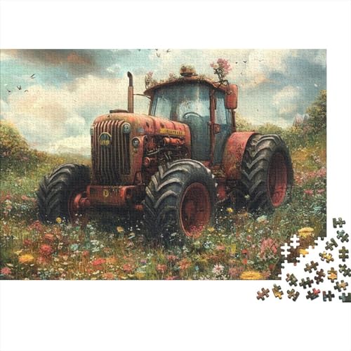 Zugmaschine Puzzle 1000 Teile Schwer Puzzle Spielzeug Lernspiel Impossible Tier Herausforderungsspielzeug Für Erwachsene Kinder 1000pcs (75x50cm) von FYQTCIAN