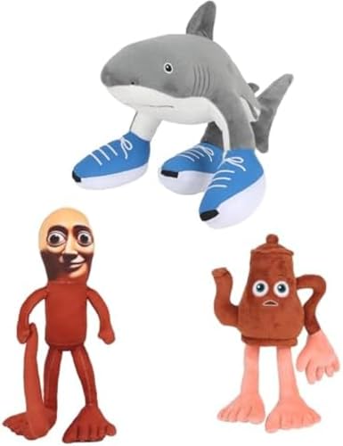 FYTSHFG Tung Tung Tung Sahur Plüsch Italienisch und Brainrot Tralalero Tralalala, Stofffigur Kissen für Raumdekor für Spielfans (Tung Sahur) (Style-23) von FYTSHFG